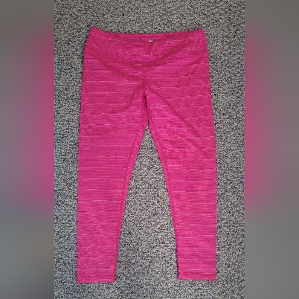 Neon pink joggers